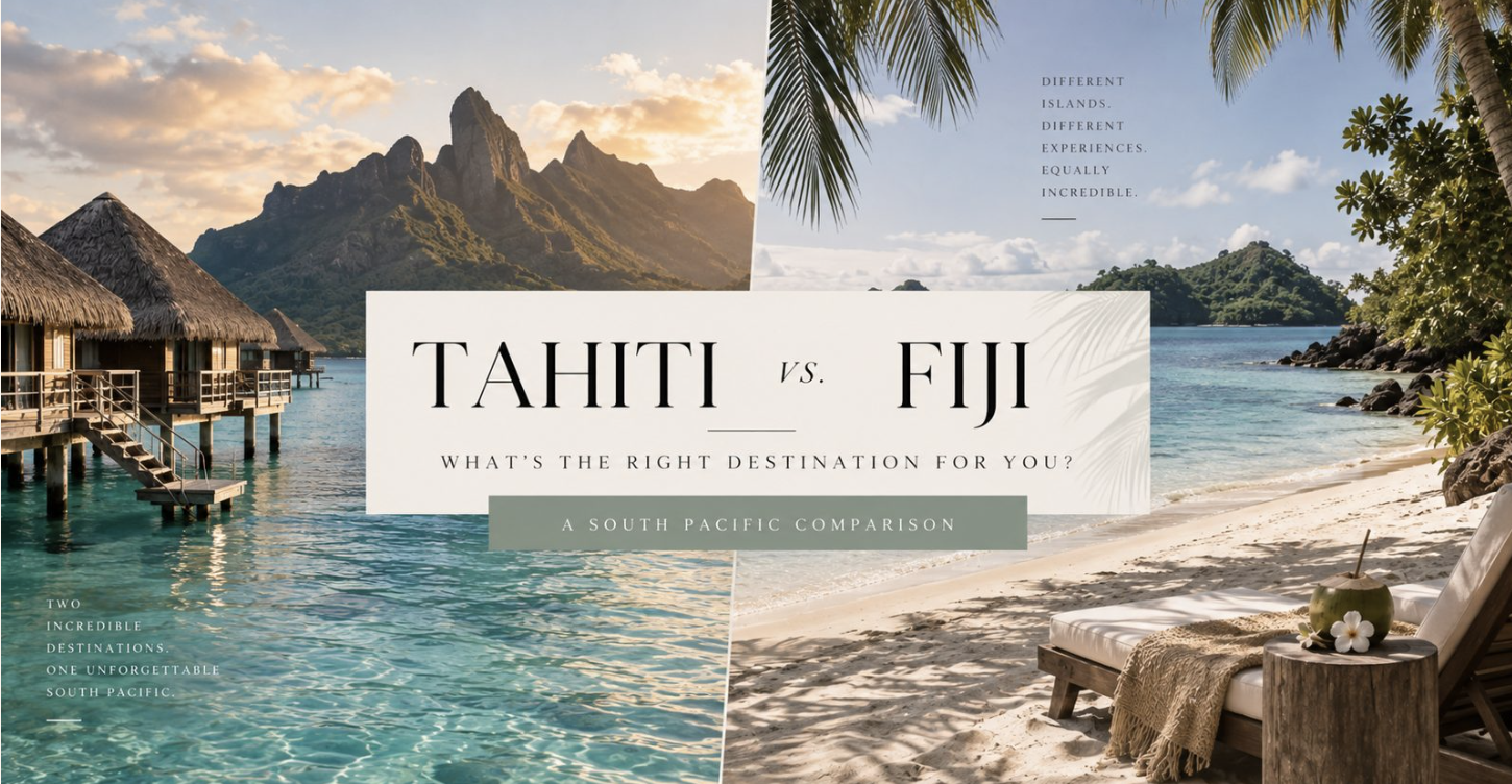 Tahiti or Fiji? How I help couples choose